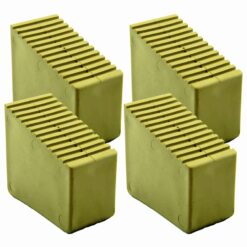 Gummifüße für Holzstehleitern 3-8 Sproßen sandfarben 4 Stück HB40