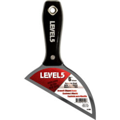 LEVEL5 Spezial Edelstahl Spachtel mit 30° Abweichung mit Nylon-Griff 152mm 5-201