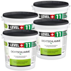 Dichtschlämme 1K Trockener Keller Treppe Abdichten Aussen Balkon 100Kg LEVEL+11