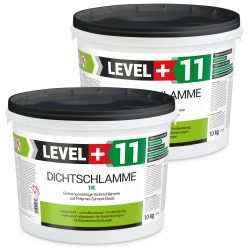 Dichtschlämme 1K Trockener Keller Treppe Abdichten Aussen Balkon 20Kg LEVEL+11