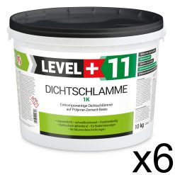 Dichtschlämme 1K Trockener Keller Treppe Abdichten Aussen Balkon 60Kg LEVEL+11