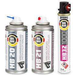 Naglersprühreiniger 150ml/HB20+Gasnagleröl 150ml/HB21 + 5St.Gaskartusche HB32