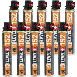 Ersatzgas 10 St. Gaskartuschen 152mm Gasbetriebene Setzgeräte Profi LEVEL+152