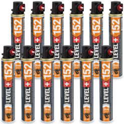 Ersatzgas 12 St. Gaskartuschen 152mm Gasbetriebene Setzgeräte Profi LEVEL+152