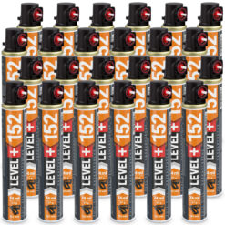 Ersatzgas 24 St. Gaskartuschen 152mm Gasbetriebene Setzgeräte Profi LEVEL+152
