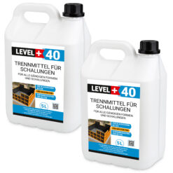 Trennmittel für Formen und Schalungen 10L Schalungsöl Umweltfreundlich Verfärbungsfrei Gips- Betontrennmittel LEVEL+40