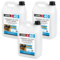 Trennmittel für Formen und Schalungen 15L Schalungsöl Umweltfreundlich Verfärbungsfrei Gips- Betontrennmittel LEVEL+40