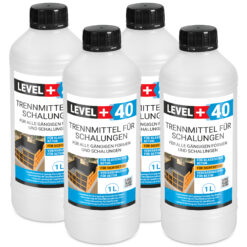 Trennmittel für Formen und Schalungen 4L Schalungsöl Umweltfreundlich Verfärbungsfrei Gips- Betontrennmittel LEVEL+40