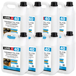 Trennmittel für Formen und Schalungen 40L Schalungsöl Umweltfreundlich Verfärbungsfrei Gips- Betontrennmittel LEVEL+40