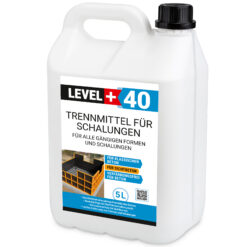 Trennmittel für Formen und Schalungen 5L Schalungsöl Umweltfreundlich Verfärbungsfrei Gips- Betontrennmittel LEVEL+40