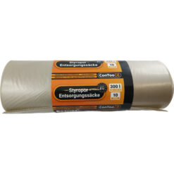 Entsorgungssäcke Styropor 300L Abfallsäcke 165x120cm Styroporsack Pack 10St. Weiß CTS21141
