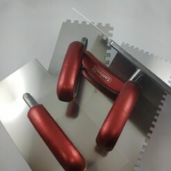 Maurerkellen Set 4 St. Zahnkelle 6, 8, 10mm + Glättekelle Fliesenkelle Putzkelle Blatt Edehlstal CT029