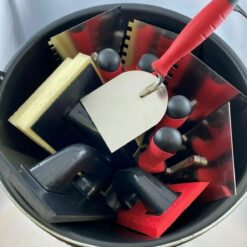 Fliesenlegerset Profi Fugbox 10 teilig Waschset Fliesen Zahnkelle Spachtelkelle Glättekelle Baueimer ConToo CT02