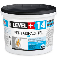 Fertigspachtel Spachtelmasse Finish Q1-Q4 Glätt Flächen Spachtelmasse 15Kg LEVEL+14