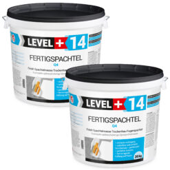 Fertigspachtel Spachtelmasse Finish Q1-Q4 Glätt Flächen Spachtelmasse 40Kg LEVEL+14