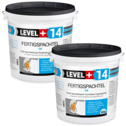 Fertigspachtel Spachtelmasse Finish Q1-Q4 Glätt Flächen Spachtelmasse 50Kg LEVEL+14