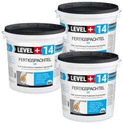 Fertigspachtel Spachtelmasse Finish Q1-Q4 Glätt Flächen Spachtelmasse 75Kg LEVEL+14