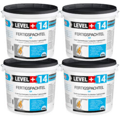 Fertigspachtel Spachtelmasse Finish Q1-Q4 Glätt Flächen Spachtelmasse 80Kg LEVEL+14
