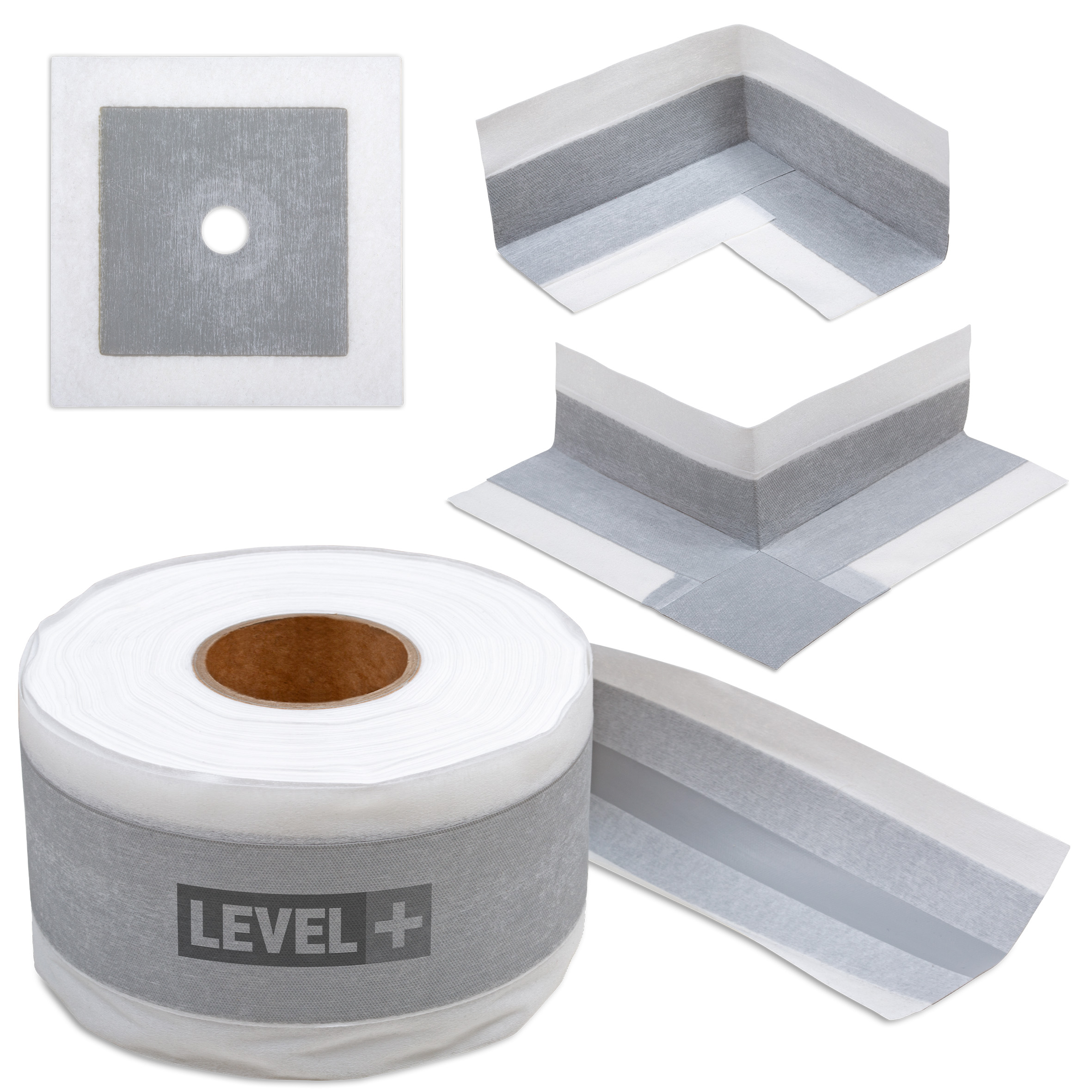 Dichtset Abdichtung-Set Dusche Bad Flüssigfolie 12kg Dichtband Dehnzone LEVEL+ SET543 – Bild 4