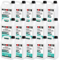Tiefengrund Acryl Grundierung 75L Innen Außen Verfärbungsfrei Lösungsmittelfrei unter Farben Tapeten LEVEL+02