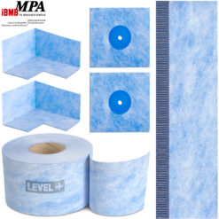Dicht-Set Dichtband 10m Wandmanschetten Innenecken Bandset Abdichtung Frostbeständig Innen Außen SET B7