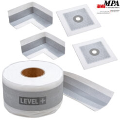Dichtbandset Abdichtung Bandset Innenecken Manschetten Dichtset Elastische Zone Dichtecken Ausdehnbar LEVEL+ SET EZ3