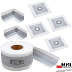 Dichtbandset Abdichtung Bandset Innenecken Manschetten Dichtset Elastische Zone Dichtecken Ausdehnbar LEVEL+ SET EZ4