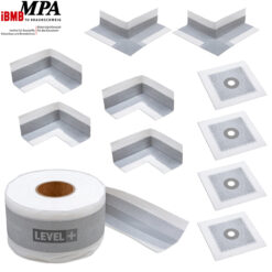 Dichtbandset Abdichtung Bandset Innenecken Manschetten Dichtset Elastische Zone Dichtecken Ausdehnbar LEVEL+ SET EZ5