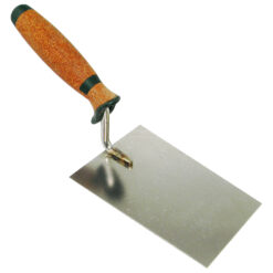 Trapezkelle Tiroler Form Maurerkelle 180mm Korkgriff gerader Hals Edelstahl CT04