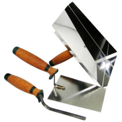 Fugblech Edelstahl-Verfugungsblech 245x155mm Trapezkelle mit Fugenkelle 12mm CT04