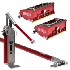LEVEL5 Set Trockenbauwand GK Platten Spachtelmasse Flat Box Ladepumpe SET 4-605