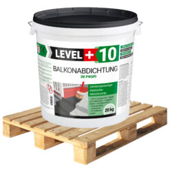 Poolabdichtung Balkonabdichtung 20kg x24 Dichtschlämme 2K Palette 480kg LEVEL+10