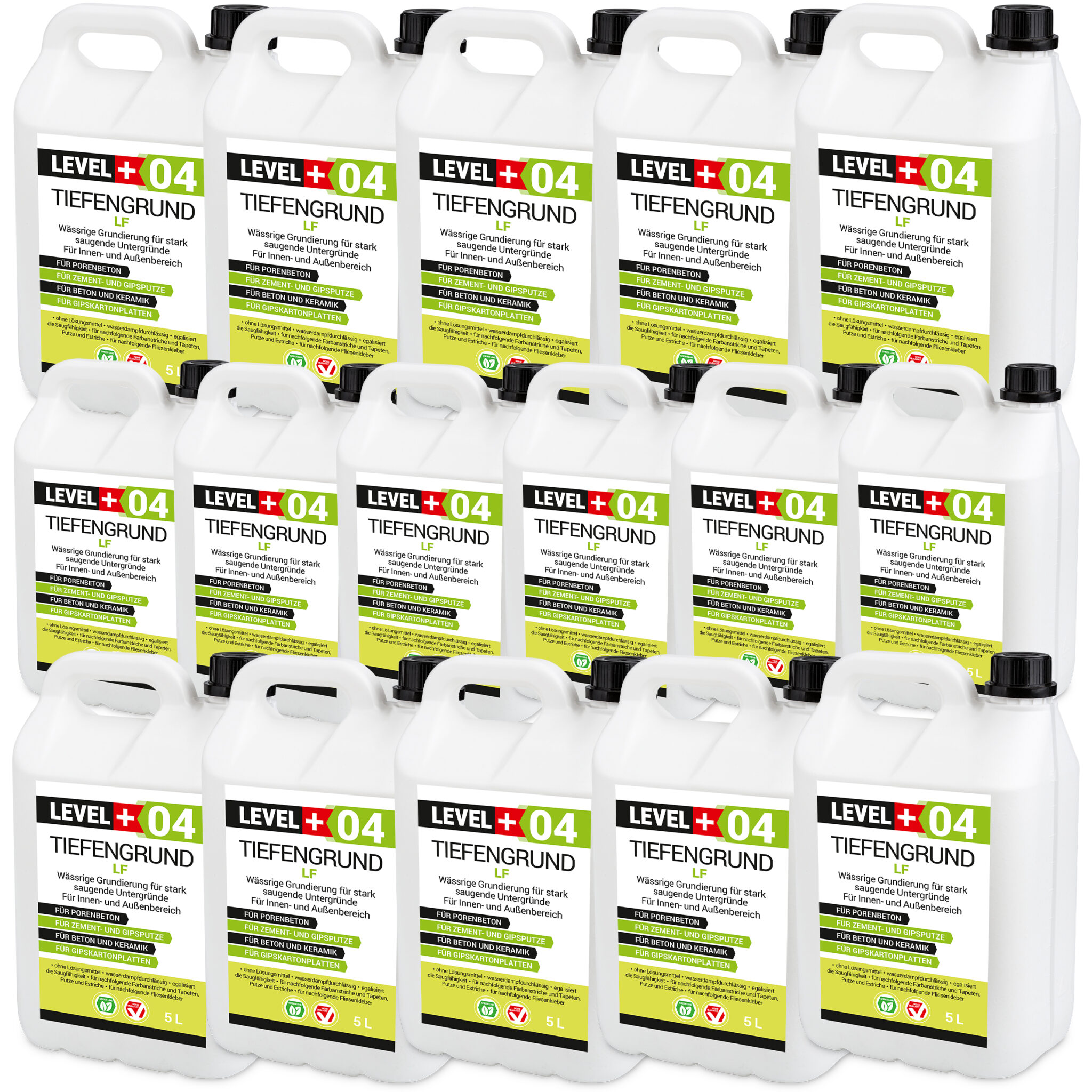 Tiefengrund LF Grundierung Haftgrund Tiefengrund Wand Boden 80L LEVEL+ ...