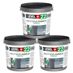 Dichtschlämme 2K Abdichtmörtel 60kg Flex Pool Terrasse Dusche Außen Innen L+22