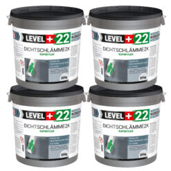 Dichtschlämme 2K Abdichtmörtel 80kg Flex Pool Terrasse Dusche Außen Innen L+22