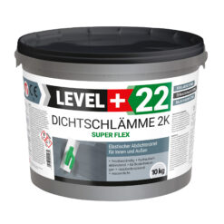 Dichtschlämme 2K Abdichtmörtel 10kg Flex Pool Terrasse Dusche Außen Innen L+22