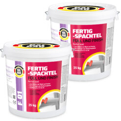 Fertigspachtel Füll Finish 50kg GK Fugenspachtel Innen Glätt Spachtel Weiß HALBAU F01