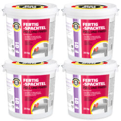 Fertigspachtel Füll Finish 80kg GK Fugenspachtel Innen Glätt Spachtel Weiß HALBAU F01