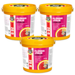 Flüssigfolie Flex 60Kg Wasserdichte Schicht Dichtfolie Außen Balkon Dusche Bad D02