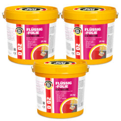 Flüssigfolie Flex 75Kg Wasserdichte Schicht Dichtfolie Außen Balkon Dusche Bad D02