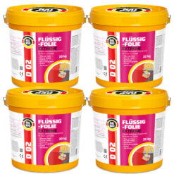 Flüssigfolie Flex 80Kg Wasserdichte Schicht Dichtfolie Außen Balkon Dusche Bad D02