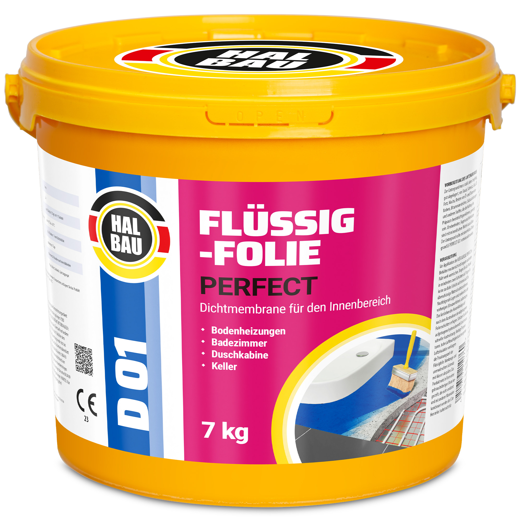 Dichtset Flüssigfolie Dichtband Eckenfugen Manschetten Dichtbahn Tiefgrund H15 – Bild 2