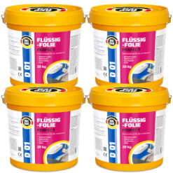 Flüssigfolie in 1K Dichtfolie Abdichtfolie Abdichtung Bad Dusche Küche Wasserdicht 80Kg HALBAU D01