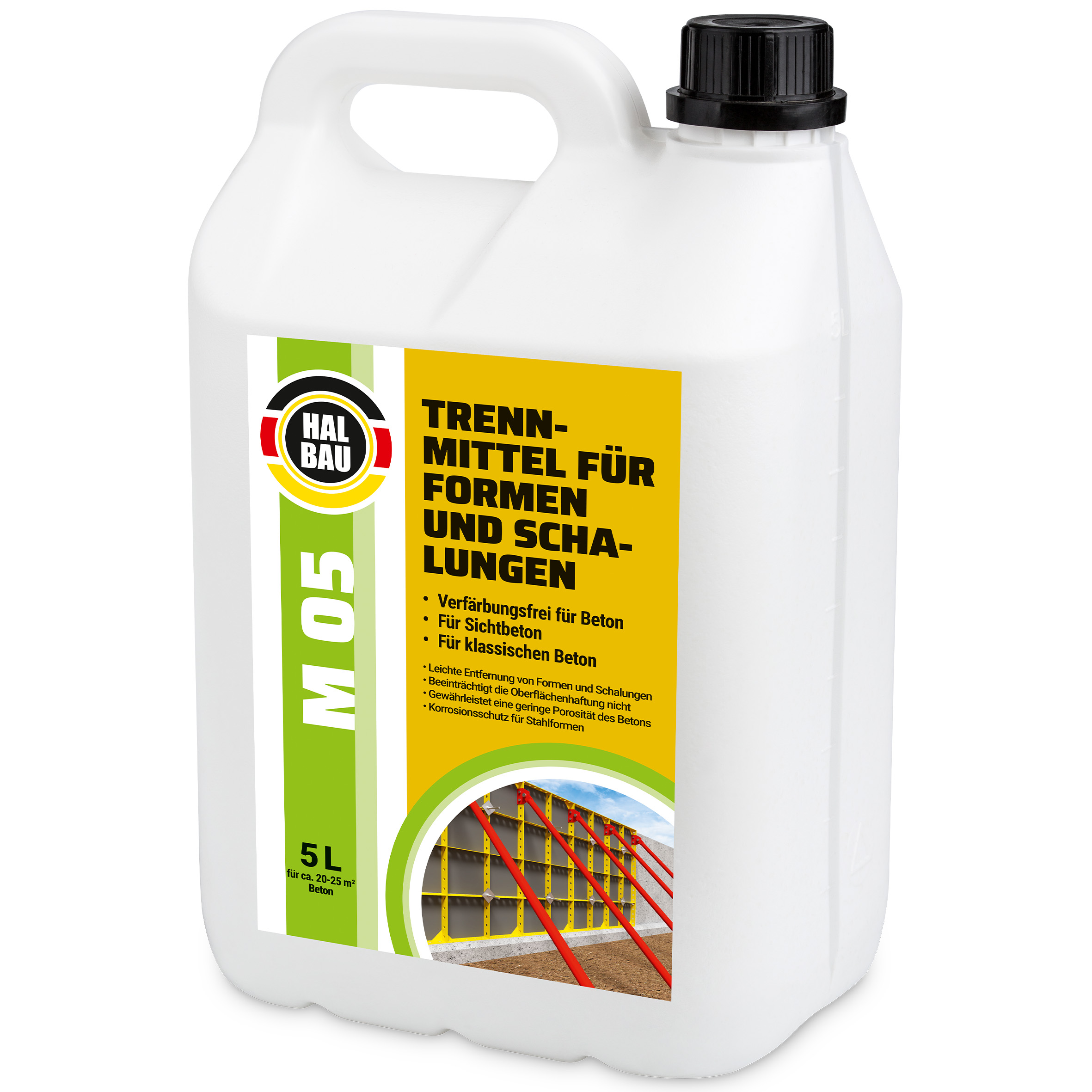 Trennmittel 50L für Schalungen für Gips Beton Mörtel Formentrennmittel Schalungsöl M05 – Bild 2