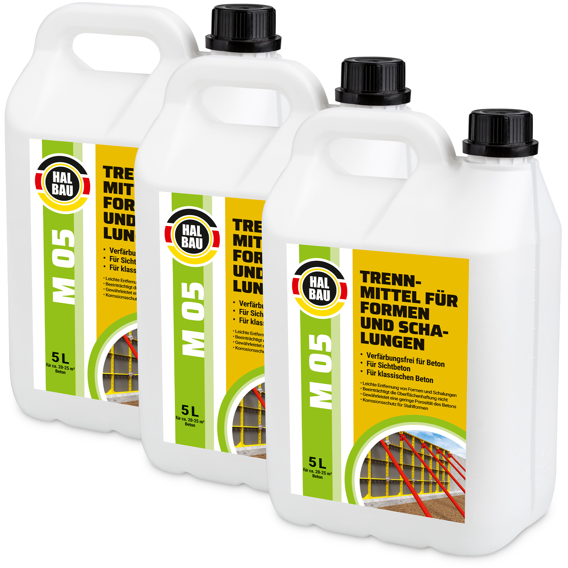 Trennmittel 15L für Schalungen für Gips Beton Mörtel Formentrennmittel Schalungsöl M05