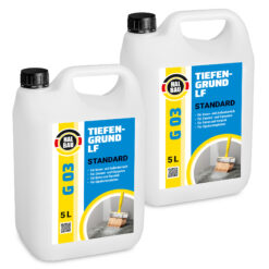 Tiefengrund LF Standard 10L Acryl-Grundierungsemulsion auf Wasserbasis Farben Tapeten HALBAU G03