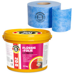 Dichtset Balkon Bad Abdichtung Flüssigfolie 12kg Dichtband Wasserdicht Set Aussen Innen H314
