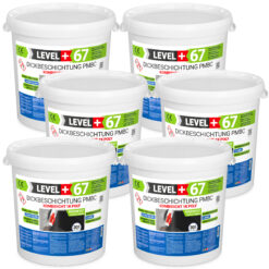 Bitumen Dickbeschichtung 1K Polystyrol 180L Fundamente Keller Abdichtung LEVEL+67