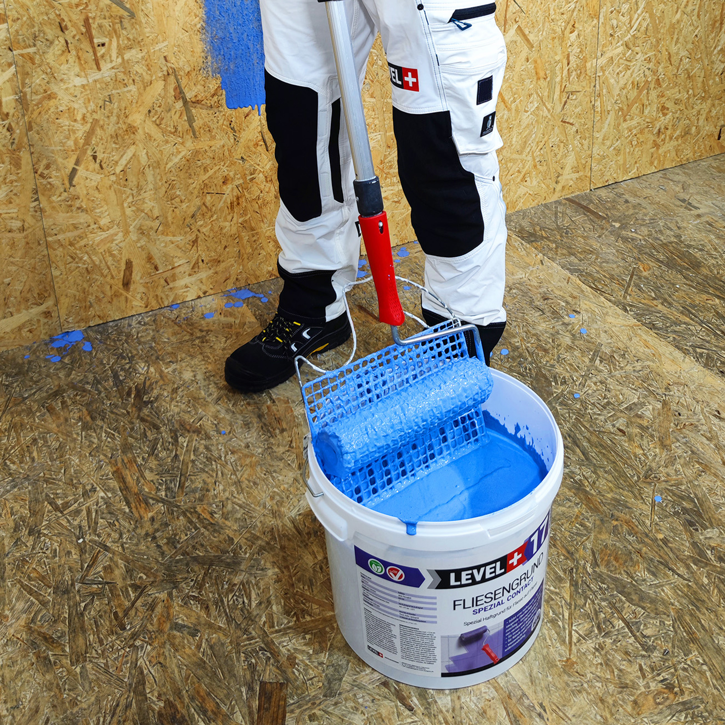 Fliesengrund 1,5Kg Fliese auf Fliese Spezial Haftgrund Fliesengrundierung LEVEL+17 – Bild 2