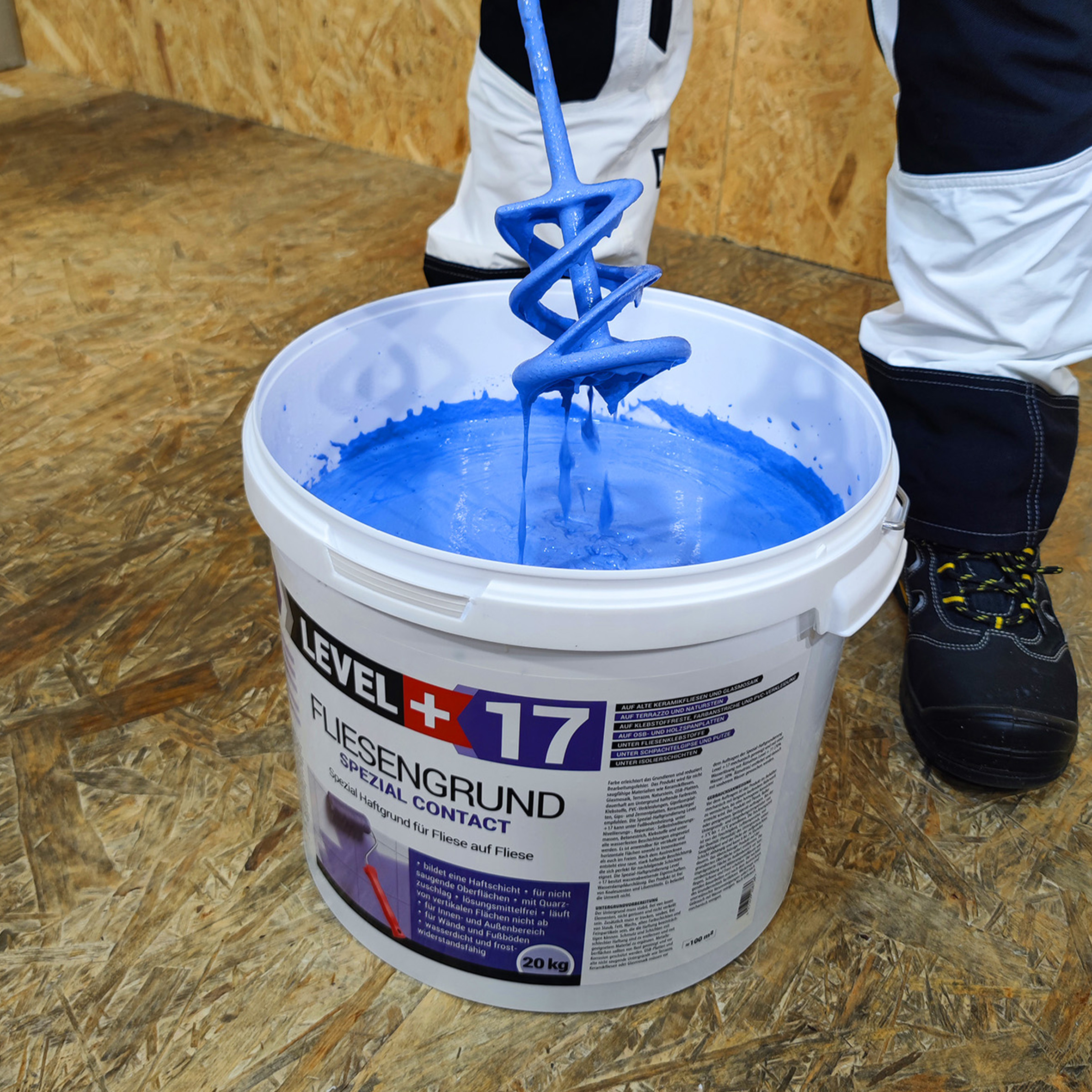 Fliesengrund 1,5Kg Fliese auf Fliese Spezial Haftgrund Fliesengrundierung LEVEL+17 – Bild 4